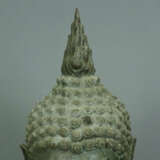 Buddhakopf im Sukhothai-Stil - Thailand, Bronzeleg… - Foto 3