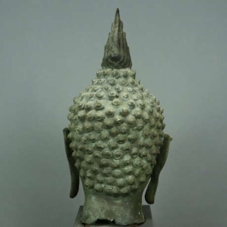 Buddhakopf im Sukhothai-Stil - Thailand, Bronzeleg… - Foto 5