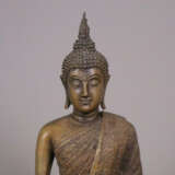 Sitzender Buddha auf Thronsockel - Thailand 20.Jh.… - photo 2