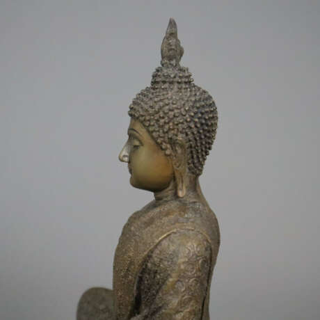 Sitzender Buddha auf Thronsockel - Thailand 20.Jh.… - photo 5