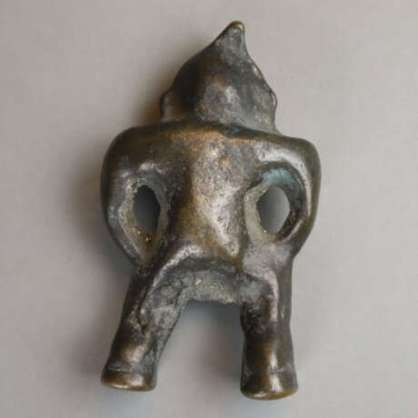 Schutzgottheit (?) - Bronze, männliche Figur in St… - photo 4