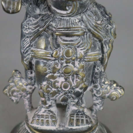 Stehender vierarmiger Shiva - Südindien, Metallgus… - Foto 9