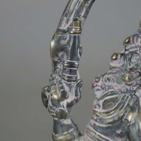 Stehender vierarmiger Shiva - Südindien, Metallgus… - Foto 10