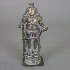 Kleine hinduistische Gottheit - Indien, Metallguss…