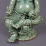 Ganesha-Figur - Indien, Keramik, Seladonglasur, si… - фото 8