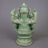 Ganesha-Figur - Indien, Keramik, Seladonglasur, si… - фото 10