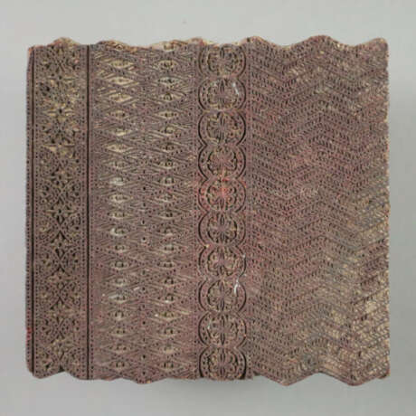 Konvolut große Textilstempel - 8 Stück, Indien / S… - photo 4