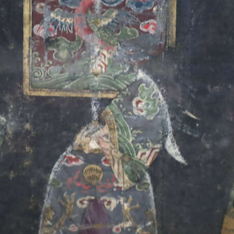 Großformatiges Ahnenbild - China, ausgehende Qing-… - photo 7