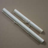 Zwei chinesische Rollbilder -20.Jh.- Bambus / Pfer… - photo 8