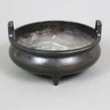 Weihrauchbrenner - China, Bronze, dunkel patiniert… - photo 1