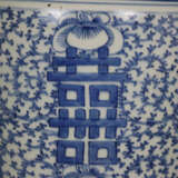 Blau-weiße Bodenvase - China, späte Qing-Dynastie,… - Foto 10
