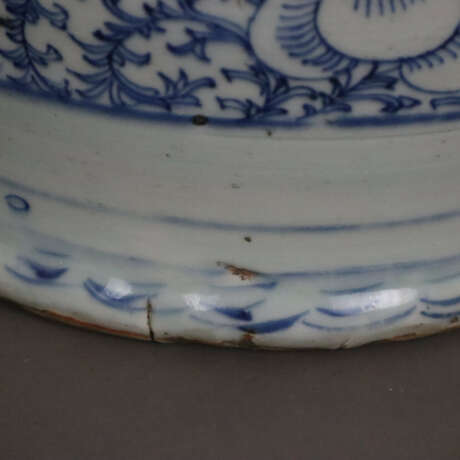 Blau-weiße Bodenvase - China, späte Qing-Dynastie,… - Foto 13