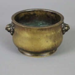 Weihrauchbrenner aus Bronze - China, Qing-Zeit, pa…