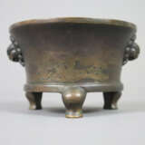 Tripoder Weihrauchbrenner aus Bronze - China, Qing… - Foto 3
