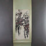 Chinesisches Rollbild - Pflaumenblüte, Tusche und … - photo 2