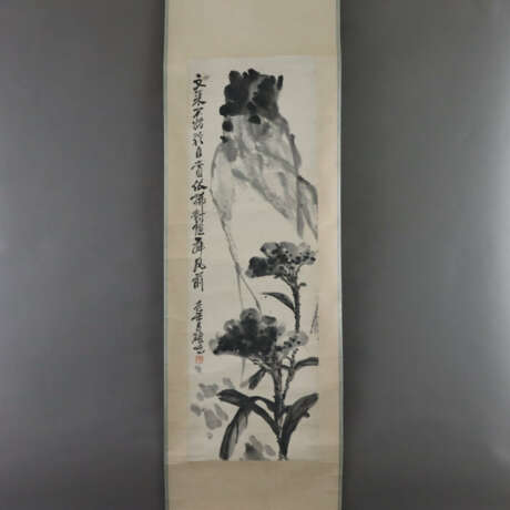 Chinesisches Rollbild - Celosia (auch Hahnenkamm),… - photo 2