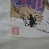 Chinesisches Rollbild - Junge Dame mit Vogelpaar, … - photo 6
