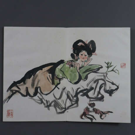Cheng Shifa (1921-2007) - Leporello-Buch mit 20 do… - photo 5