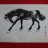 Konvolut chinesische Rollbilder -20.Jh.- Pferdedar… - photo 3