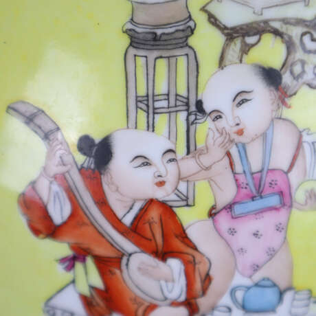 Große Enghalsvase - China 20.Jh., hohe Tropfenform… - photo 2