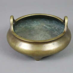 Weihrauchbrenner aus Bronze - China, Qing-Zeit, pa…