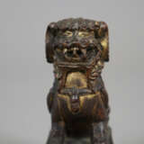 Fo-Hund - China, Holz, geschnitzt, braun gefasst, … - photo 4
