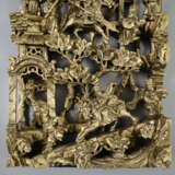 Zwei kunstvoll gearbeitete Reliefpaneele - China 2… - photo 3