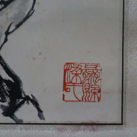 Chinesisches Rollbild -20.Jh.- Uighurischer Musike… - Foto 7