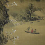 Zwei chinesische Rollbilder -20.Jh.- Zwei Flusslan… - photo 3