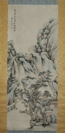 Chinesisches Rollbild - Gebirgslandschaft mit Flus… - photo 9