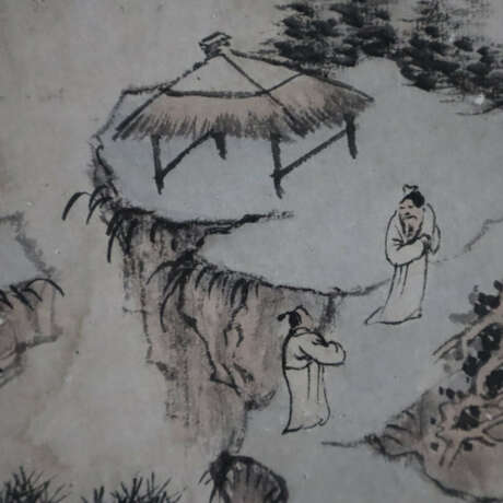 Chinesisches Rollbild - Gebirgslandschaft mit Flus… - photo 5
