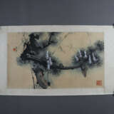 Chinesisches Rollbild - Kiefer, Tusche und Farben … - photo 2