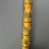 Opiumpfeife - China, Knochen / Holz, gedrechselt, … - photo 4