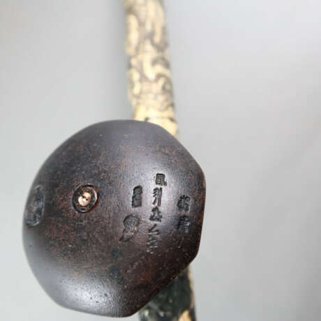 Große Opiumpfeife - China, nach 1900, Bein / Holz,… - photo 2
