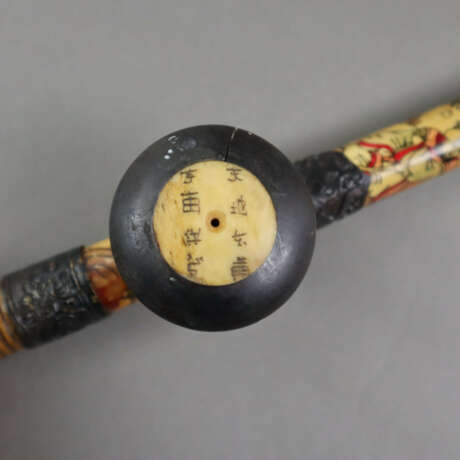 Opiumpfeife - China, wohl 1.Hälfte 20.Jh., Knochen… - photo 2