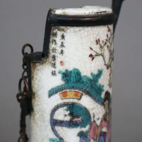 Fünf zylindrische Opiumpfeifen - China, Keramik mi… - photo 2