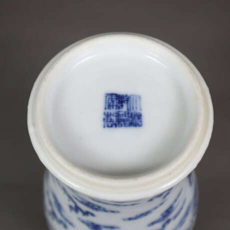 Deckelvase- China, Porzellan mit Blau-Weiß-Dekor, … - Foto 9