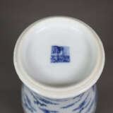 Deckelvase- China, Porzellan mit Blau-Weiß-Dekor, … - Foto 9