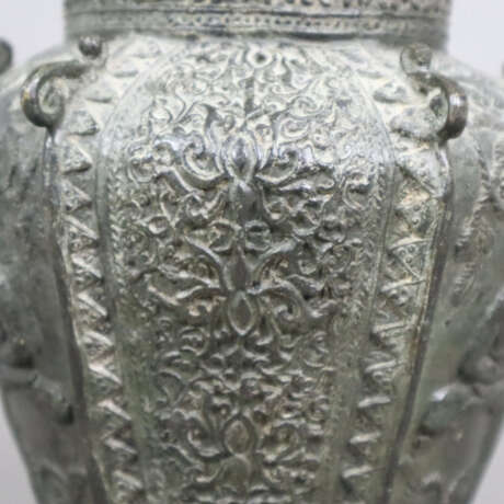 Deckelvase - tibetochinesisch, Metall bronziert, B… - photo 6