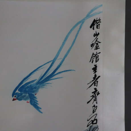 Chinesisches Rollbild nach Qi Baishi (1864-1957) -… - photo 3
