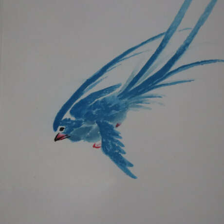 Chinesisches Rollbild nach Qi Baishi (1864-1957) -… - photo 4