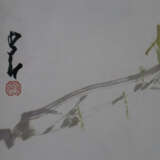 Chinesisches Rollbild - Vogel auf Zweig, Tusche un… - photo 4