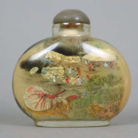 Zwei Snuffbottles mit Innenwandmalerei - China, 1x… - photo 5