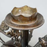 Figürlicher Leuchter - Nepal/Tibet, Gelbbronze, br… - photo 4