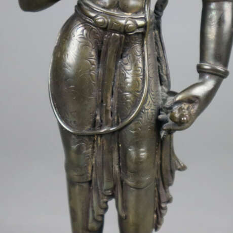 Seltener stehender Vajrasattva - Bronze, der Bodhi… - фото 11