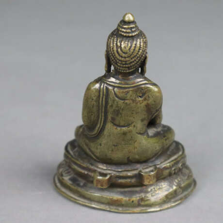 Buddha Shakyamuni - kleine Bronze, Buddha Shakyamu… - фото 4