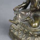 Grüne Tara (Shyama Tara) - kleine Bronze, auf dopp… - Foto 5