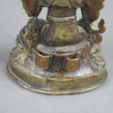 Grüne Tara (Shyama Tara) - kleine Bronze, auf dopp… - Foto 7