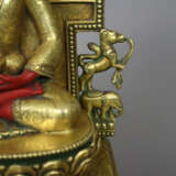 Altarthron mit Buddha Amitabha - sinotibetisch, ve… - Foto 6