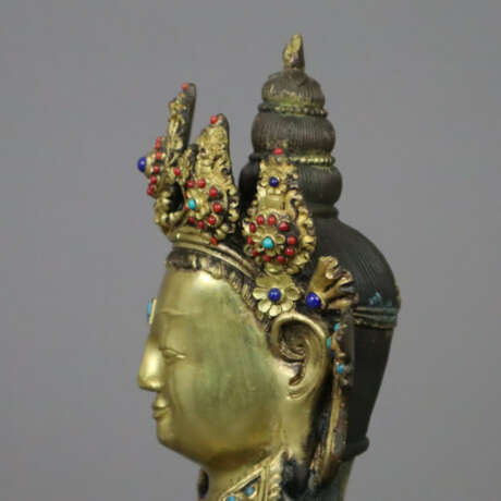 Buddha Amitayus - sinotibetisch, Kupferlegierung, … - photo 3